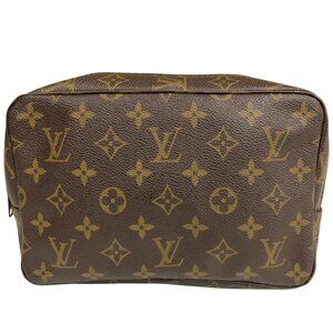 Authentic Louis Vuitton Trousse Toilette 23 Cosmetic Pouch Monogram jp215-121125